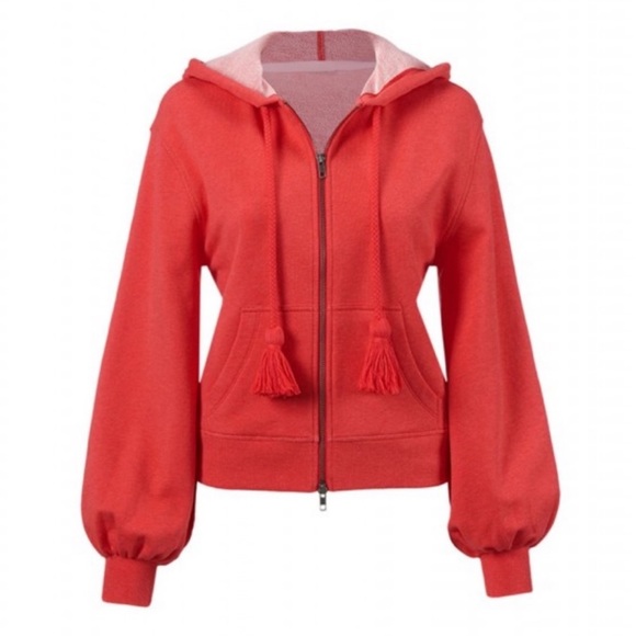 CAbi Tops - Cabi 5657 Deluxe Hoodie Tangerine S
